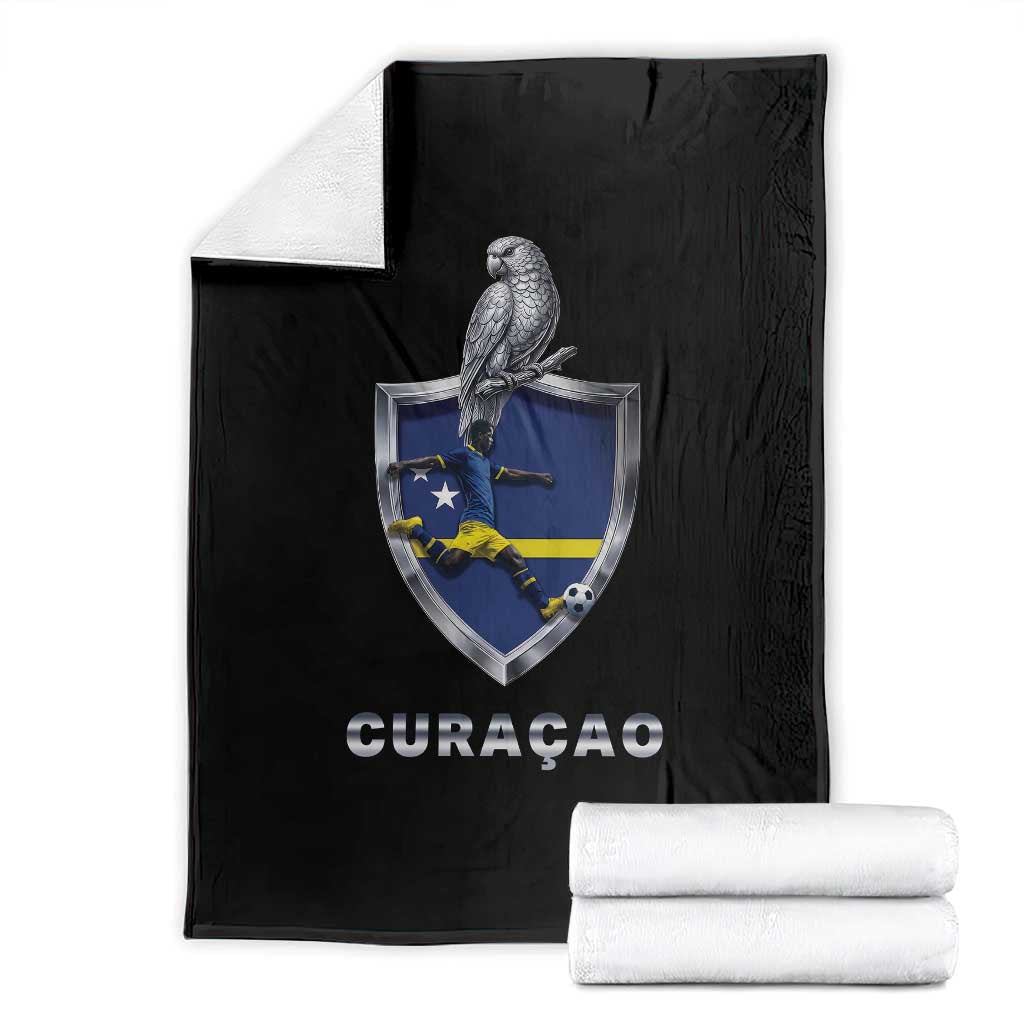 Supporting Curacao Soccer 2026 Throw Blanket Caribbean Team Pride Gift TS12 Black Print Your Wear