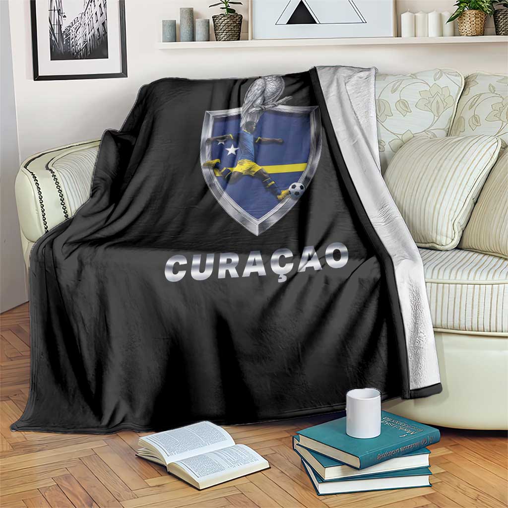 Supporting Curacao Soccer 2026 Throw Blanket Caribbean Team Pride Gift TS12 Print Your Wear