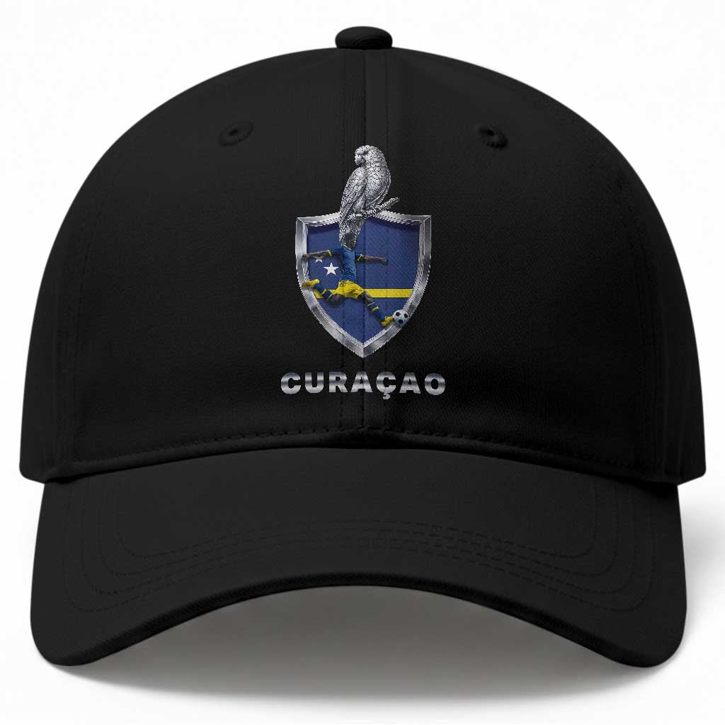Supporting Curacao Soccer 2026 Baseball Cap Caribbean Team Pride Gift TS12 Print Your Wear