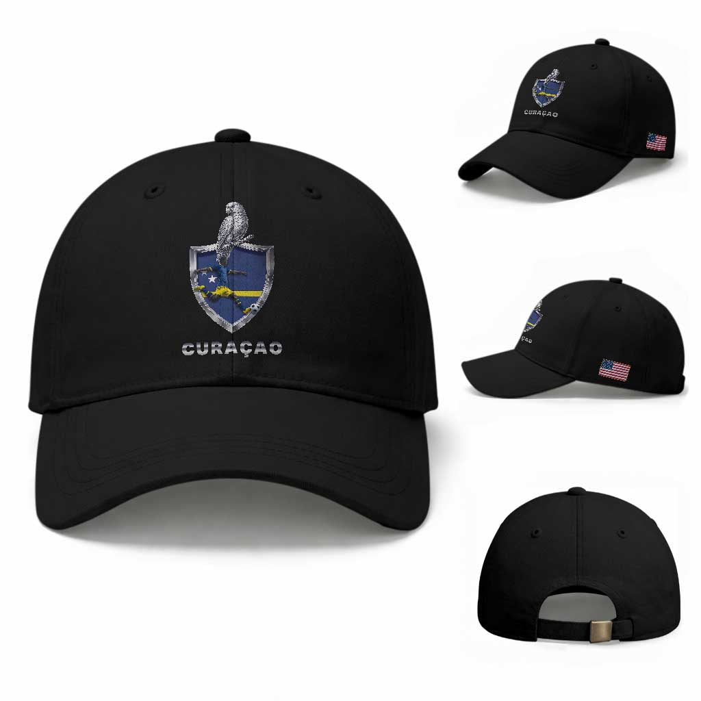 Supporting Curacao Soccer 2026 Baseball Cap Caribbean Team Pride Gift TS12 Baseball Cap Universal Fit Black Print Your Wear