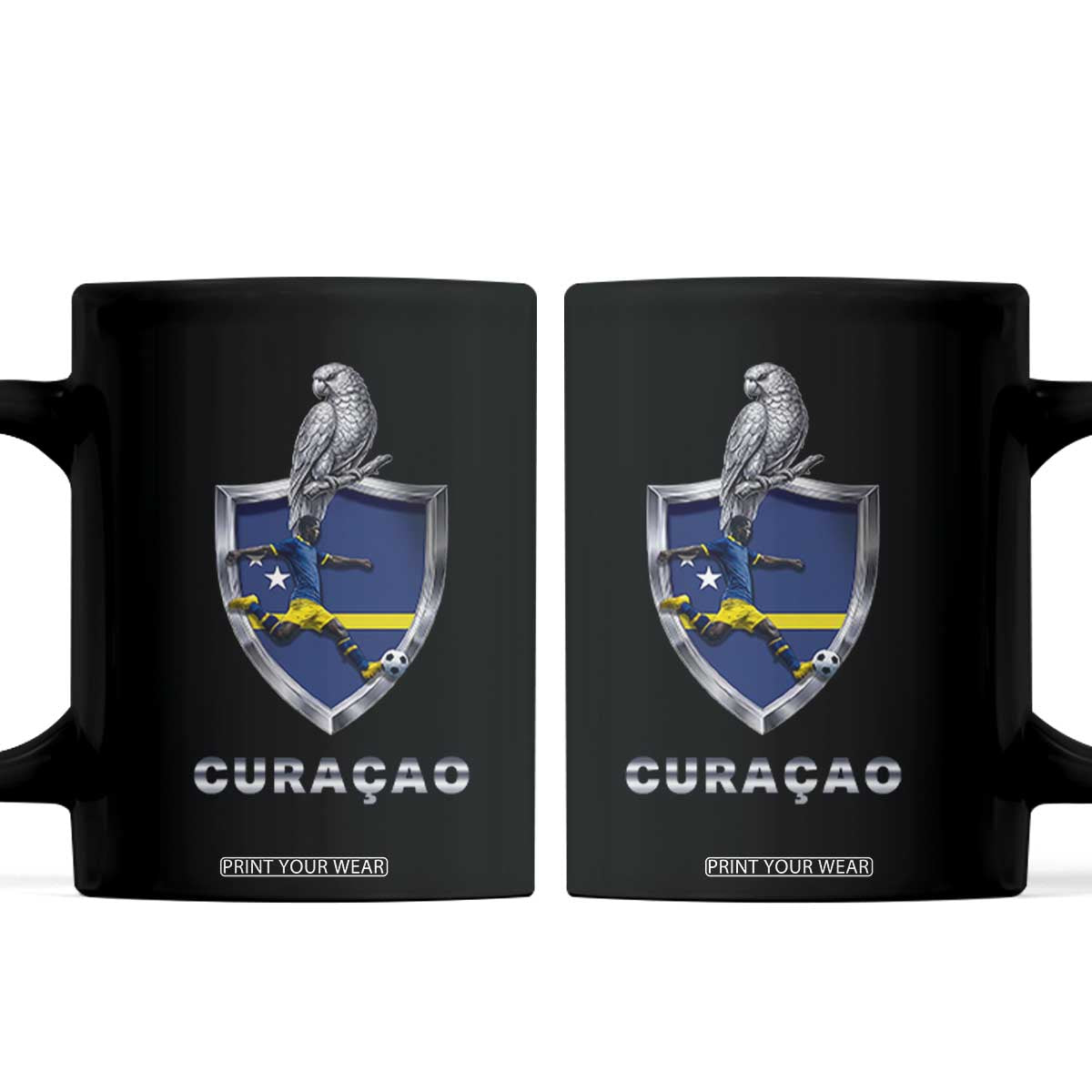 Supporting Curacao Soccer 2026 Coffee Mug Caribbean Team Pride Gift TS12 Black Print Your Wear