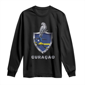 Supporting Curacao Soccer 2026 Long Sleeve Shirt Caribbean Team Pride Gift TS12 Black Print Your Wear