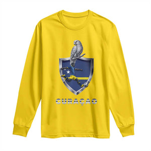 Supporting Curacao Soccer 2026 Long Sleeve Shirt Caribbean Team Pride Gift TS12 Daisy Print Your Wear