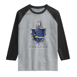 Supporting Curacao Soccer 2026 Raglan Shirt Caribbean Team Pride Gift TS12 Heather Gray Black Print Your Wear