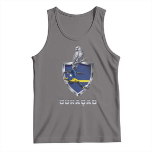 Supporting Curacao Soccer 2026 Tank Top Caribbean Team Pride Gift TS12 Deep Heather Print Your Wear