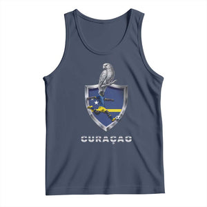 Supporting Curacao Soccer 2026 Tank Top Caribbean Team Pride Gift TS12 Navy Print Your Wear