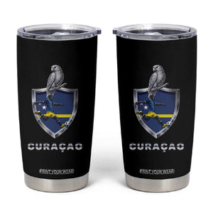 Supporting Curacao Soccer 2026 Tumbler Cup Caribbean Team Pride Gift TS12 Black Print Your Wear