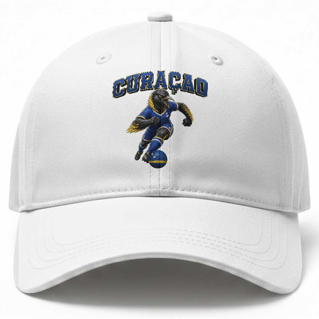 Funny Curacao Bird Soccer Lover Baseball Cap Caribbean Island Gift TS12 Print Your Wear