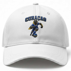 Funny Curacao Bird Soccer Lover Baseball Cap Caribbean Island Gift TS12 Print Your Wear