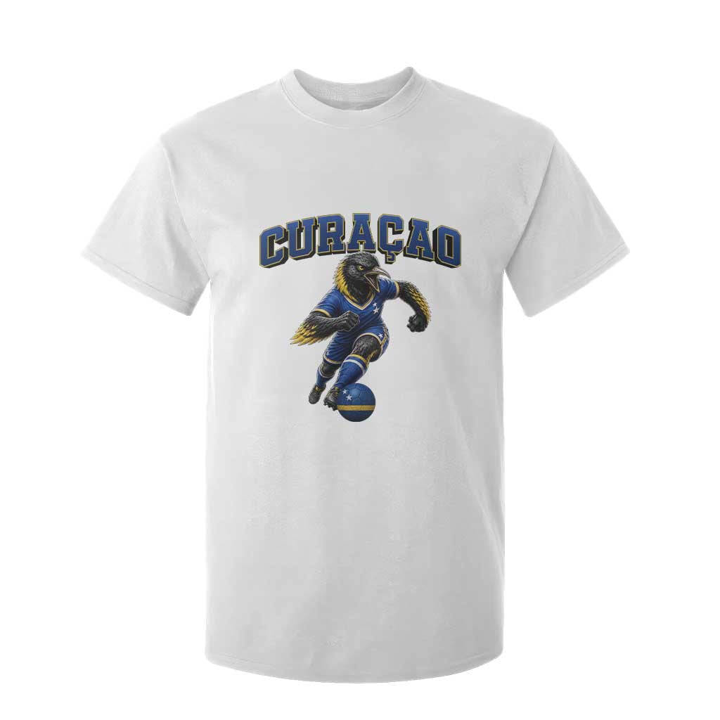Funny Curacao Bird Soccer Lover T Shirt For Kid Caribbean Island Gift TS12 White Print Your Wear