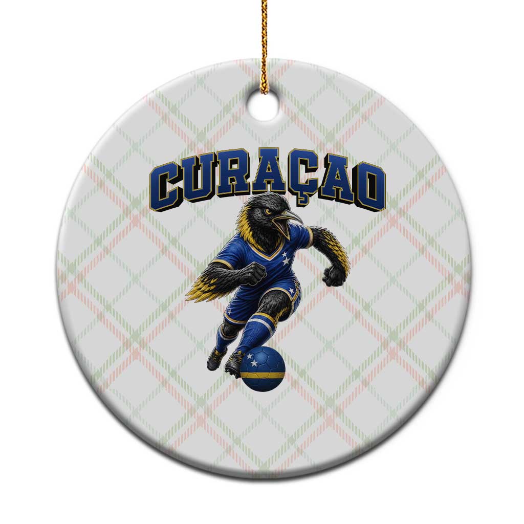 Funny Curacao Bird Soccer Lover Ceramic Ornament Caribbean Island Gift TS12 1pc Christmas Plaid Print Your Wear