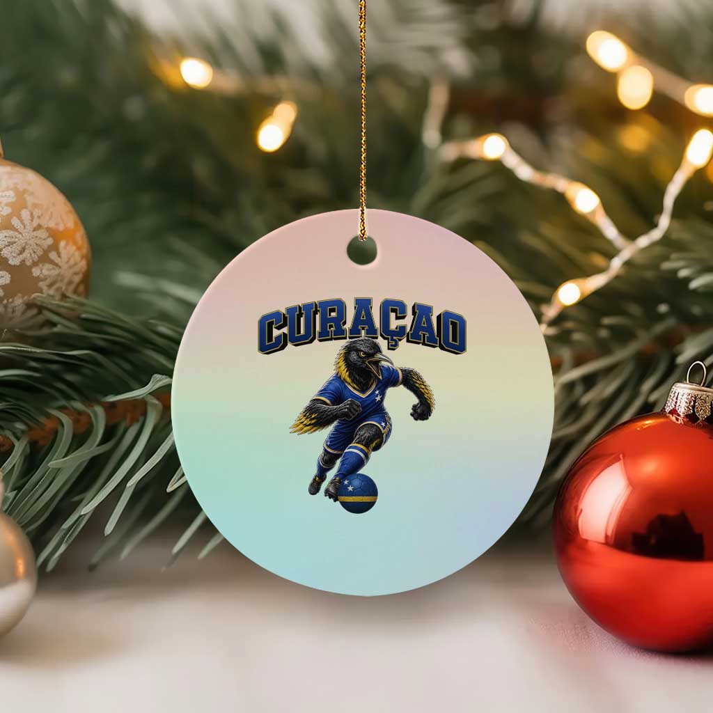 Funny Curacao Bird Soccer Lover Ceramic Ornament Caribbean Island Gift TS12 1pc Pastel Print Your Wear