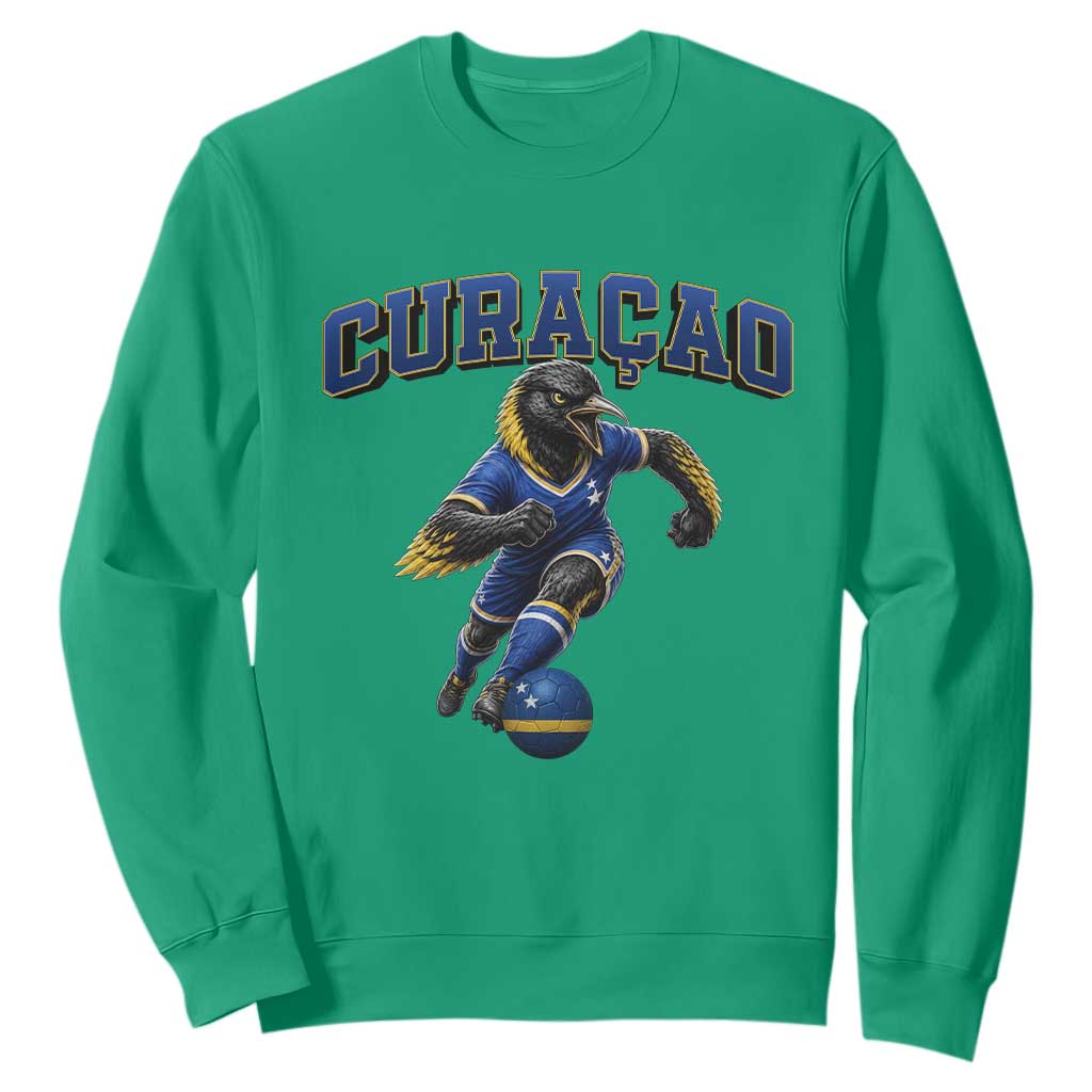 Funny Curacao Bird Soccer Lover Sweatshirt Caribbean Island Gift TS12 Irish Green Print Your Wear