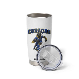 Funny Curacao Bird Soccer Lover Tumbler Cup Caribbean Island Gift TS12 Print Your Wear