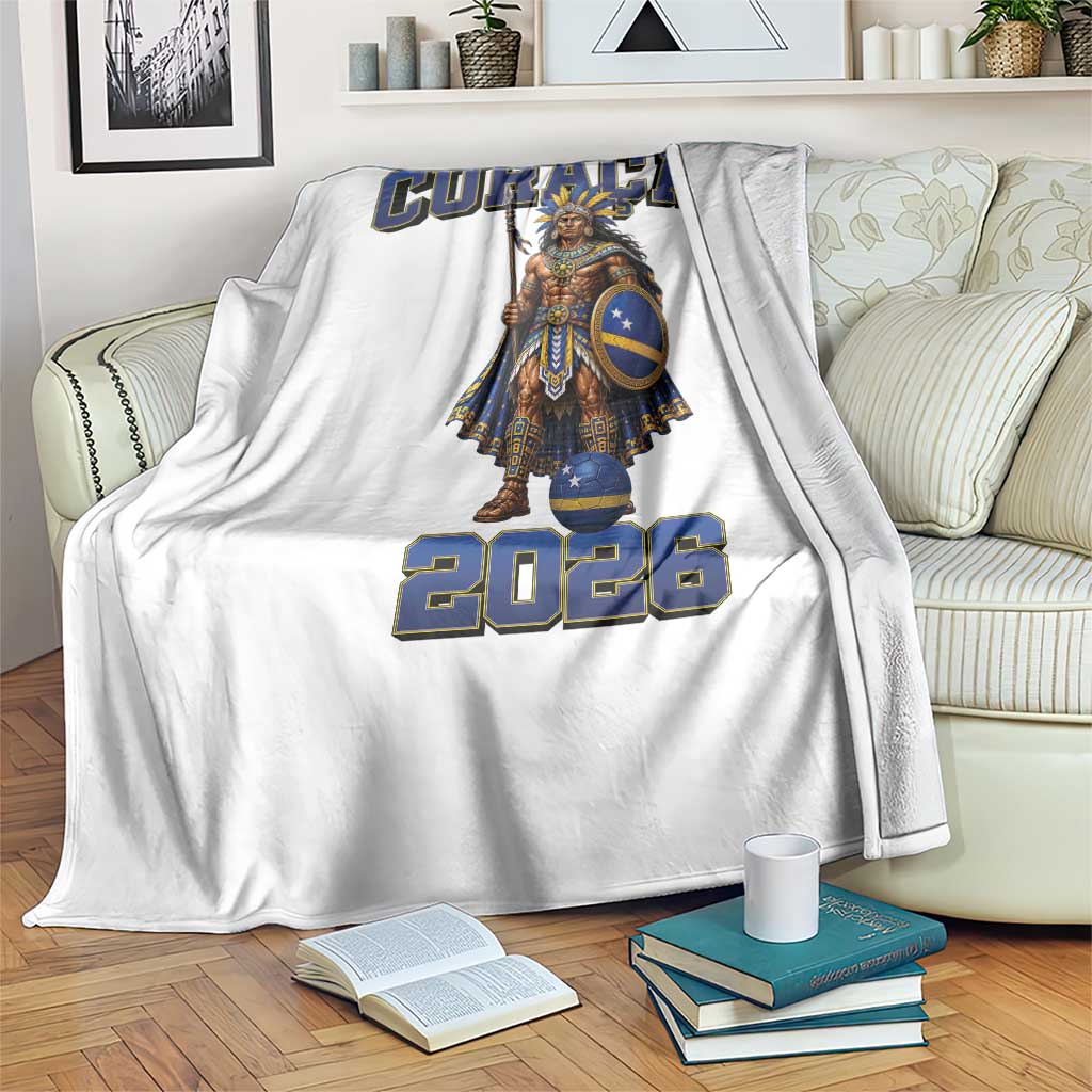 Curacao Warrior Football Fan Throw Blanket Proud Island Game Day Gift TS12 Print Your Wear