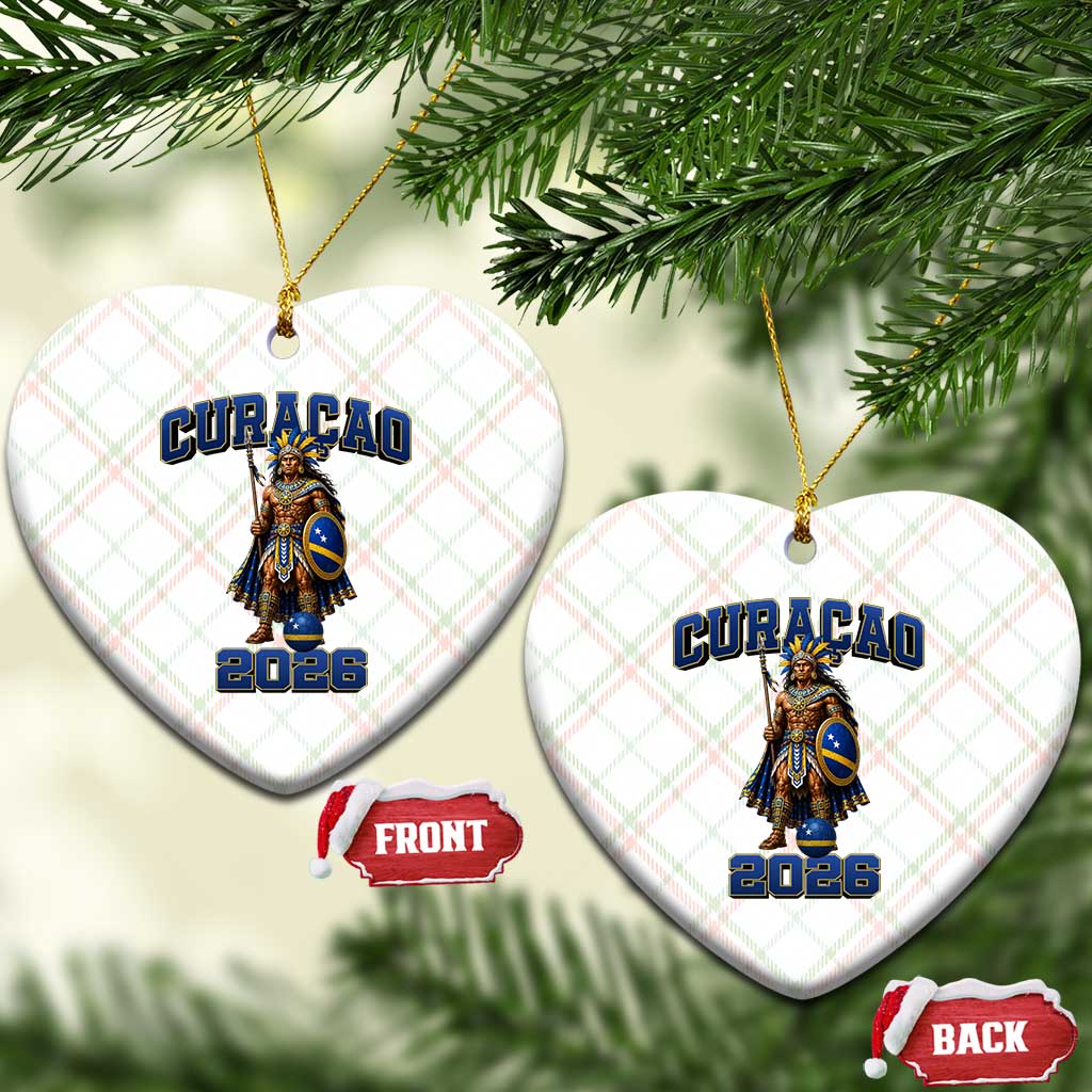 Curacao Warrior Football Fan Ceramic Ornament Proud Island Game Day Gift TS12 Print Your Wear