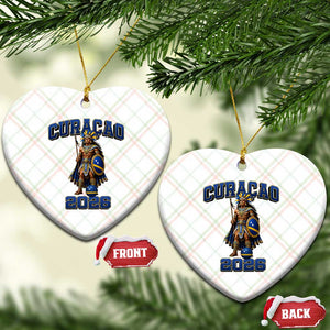 Curacao Warrior Football Fan Ceramic Ornament Proud Island Game Day Gift TS12 Print Your Wear
