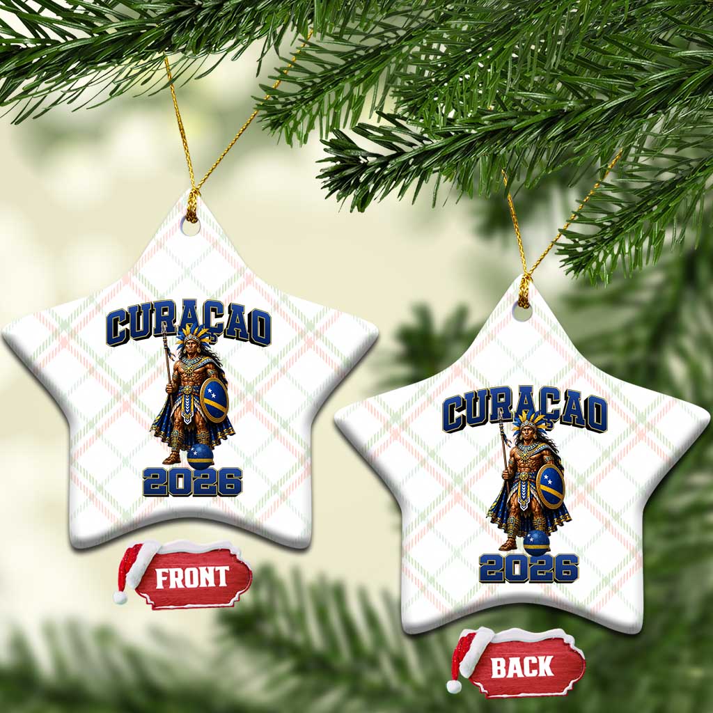 Curacao Warrior Football Fan Ceramic Ornament Proud Island Game Day Gift TS12 Print Your Wear