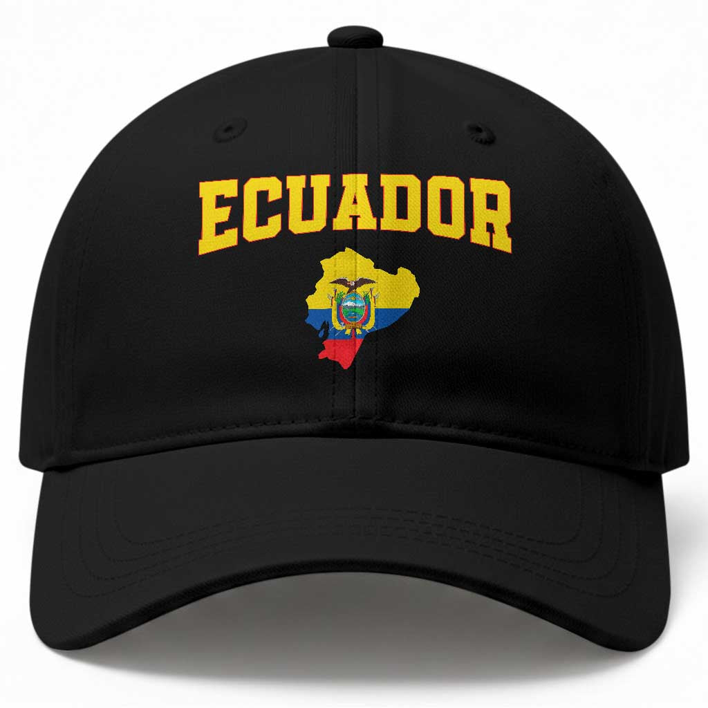 Proud Ecuadorian Map Baseball Cap Ecuador Roots Heritage Pride TS12 Print Your Wear