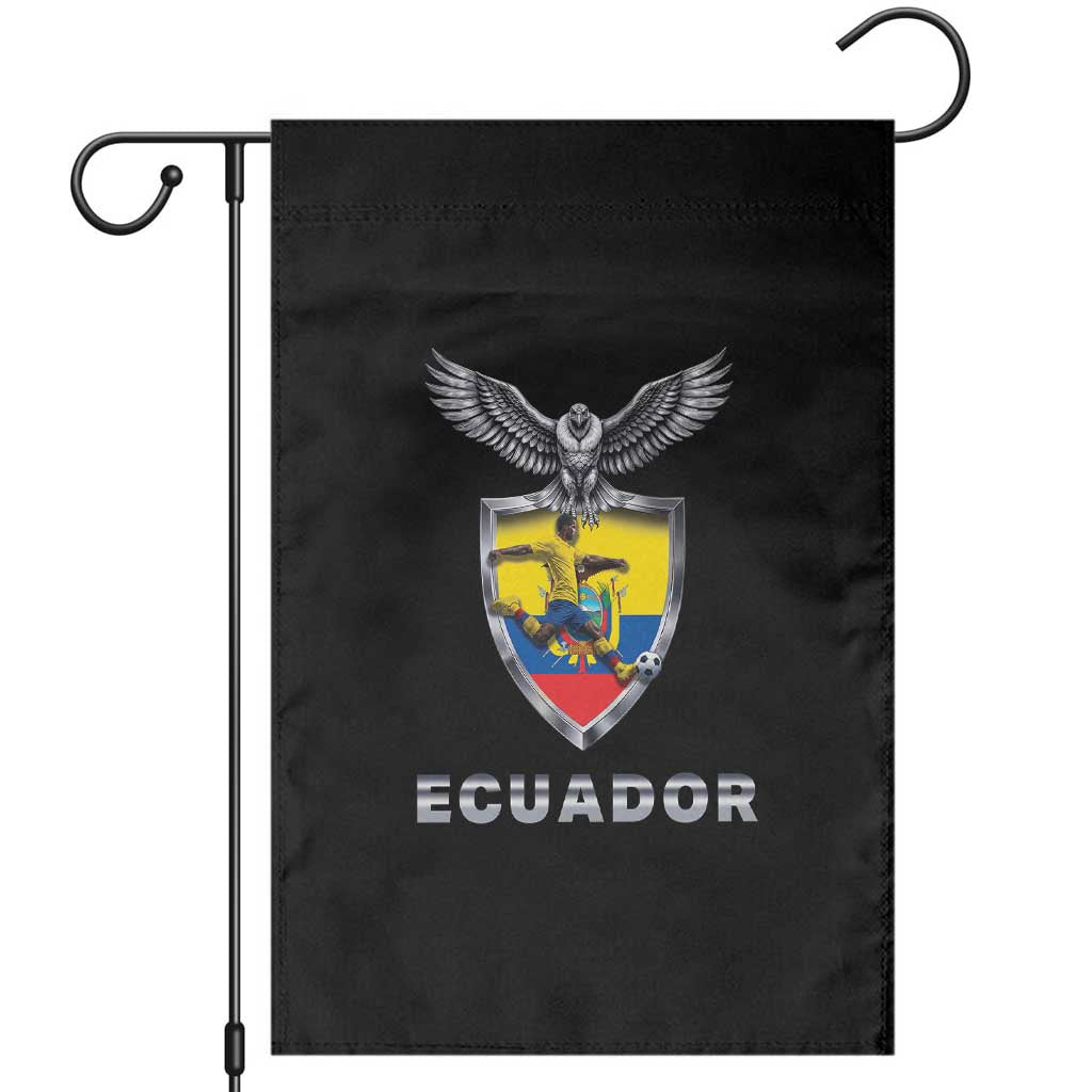 Ecuador Soccer Lover Garden Flag Proud Ecuadorian Game Day Gift TS12 Black Print Your Wear