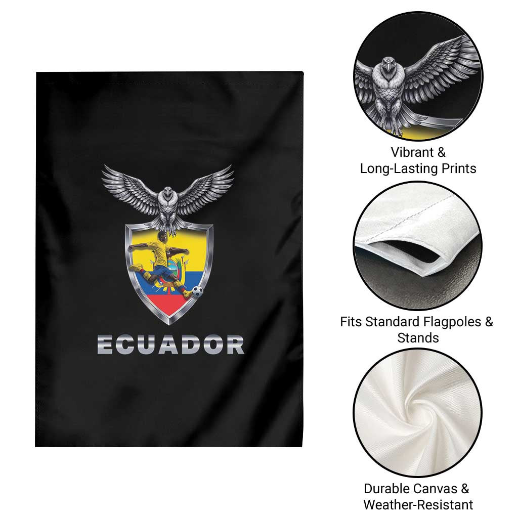 Ecuador Soccer Lover Garden Flag Proud Ecuadorian Game Day Gift TS12 Print Your Wear