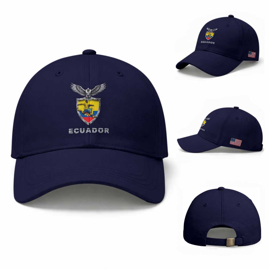Ecuador Soccer Lover Baseball Cap Proud Ecuadorian Game Day Gift TS12 Baseball Cap Universal Fit Dark Blue Print Your Wear