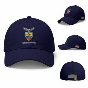 Ecuador Soccer Lover Baseball Cap Proud Ecuadorian Game Day Gift TS12 Baseball Cap Universal Fit Dark Blue Print Your Wear