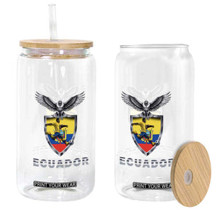 Ecuador Soccer Lover Glass Can Proud Ecuadorian Game Day Gift TS12 Print Your Wear
