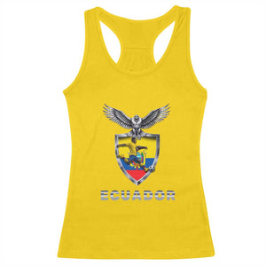 Ecuador Soccer Lover Racerback Tank Top Proud Ecuadorian Game Day Gift TS12 Daisy Print Your Wear