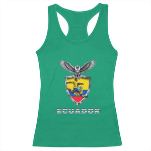 Ecuador Soccer Lover Racerback Tank Top Proud Ecuadorian Game Day Gift TS12 Irish Green Print Your Wear