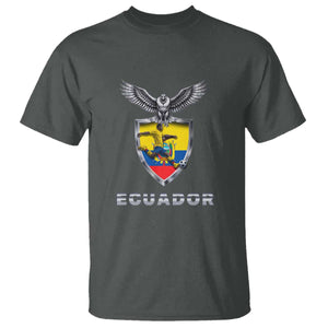 Ecuador Soccer Lover T Shirt Proud Ecuadorian Game Day Gift TS12 Dark Heather Print Your Wear