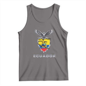 Ecuador Soccer Lover Tank Top Proud Ecuadorian Game Day Gift TS12 Deep Heather Print Your Wear