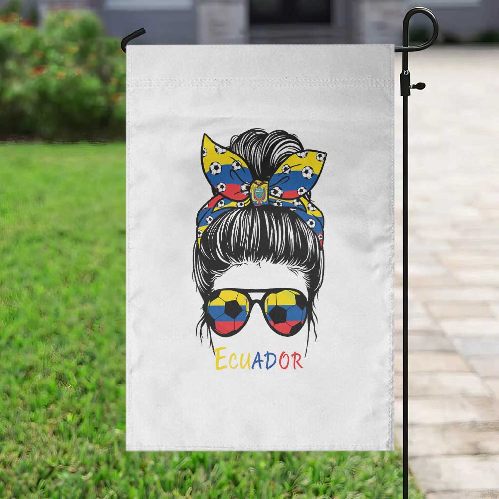 Ecuador Soccer Garden Flag Chica Ecuatoriana Pride Game Day Gift TS12 Print Your Wear