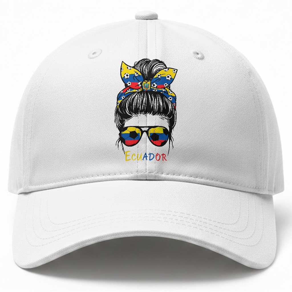 Ecuador Soccer Baseball Cap Chica Ecuatoriana Pride Game Day Gift TS12 Print Your Wear