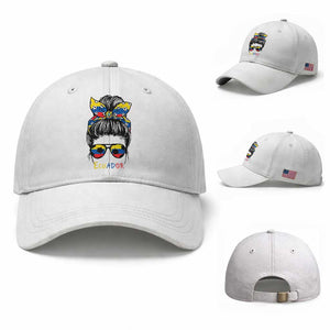 Ecuador Soccer Baseball Cap Chica Ecuatoriana Pride Game Day Gift TS12 Baseball Cap Universal Fit White Print Your Wear