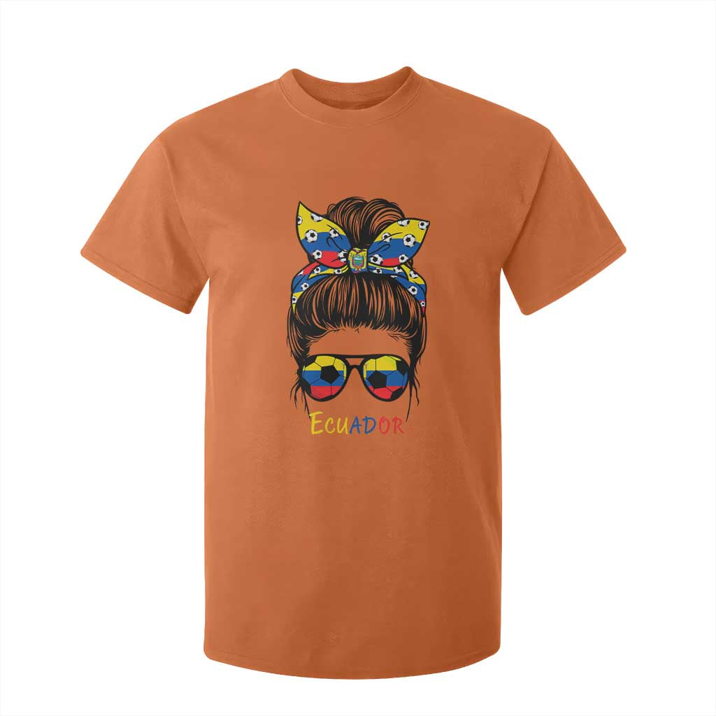 Ecuador Soccer T Shirt For Kid Chica Ecuatoriana Pride Game Day Gift TS12 Orange Print Your Wear