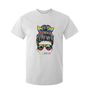Ecuador Soccer T Shirt For Kid Chica Ecuatoriana Pride Game Day Gift TS12 White Print Your Wear