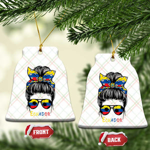 Ecuador Soccer Ceramic Ornament Chica Ecuatoriana Pride Game Day Gift TS12 Print Your Wear