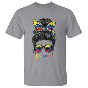 Ecuador Soccer T Shirt Chica Ecuatoriana Pride Game Day Gift TS12 Sport Gray Print Your Wear