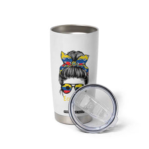 Ecuador Soccer Tumbler Cup Chica Ecuatoriana Pride Game Day Gift TS12 Print Your Wear