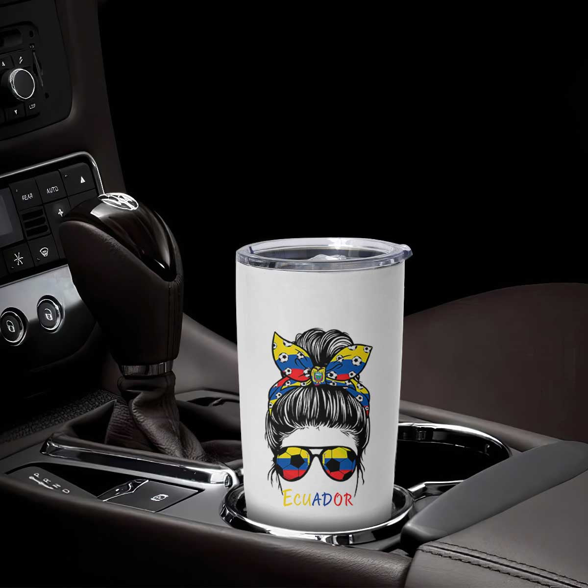 Ecuador Soccer Tumbler Cup Chica Ecuatoriana Pride Game Day Gift TS12 Print Your Wear