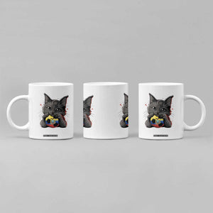 Ecuador Black Cat Soccer Game Day Coffee Mug Cat Lover Gift TS12 Print Your Wear