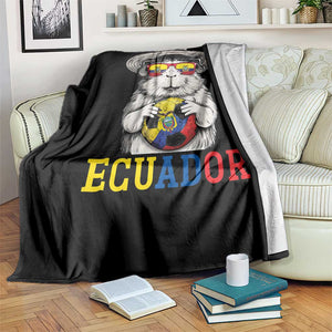 Funny Ecuador Guinea Pig Soccer Fan Throw Blanket Cavy Lover Gift TS12 Print Your Wear