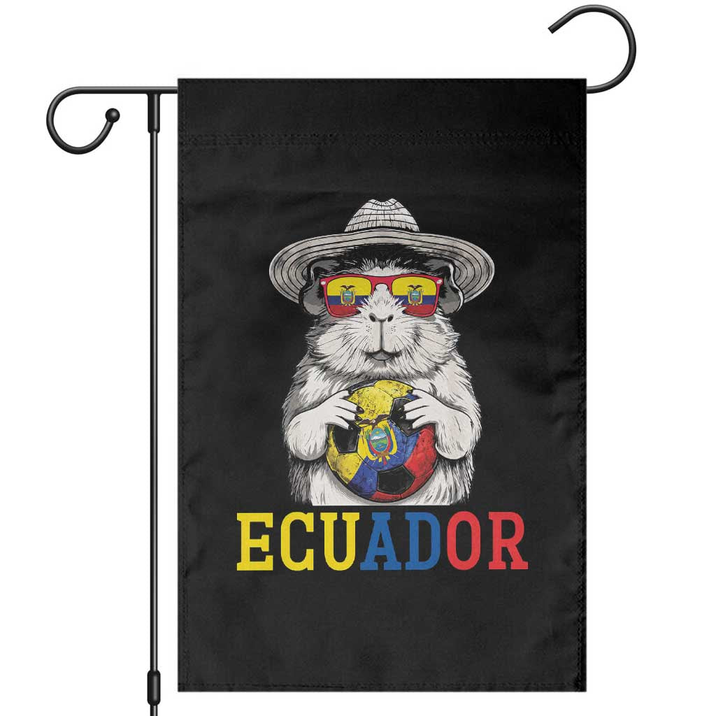 Funny Ecuador Guinea Pig Soccer Fan Garden Flag Cavy Lover Gift TS12 Black Print Your Wear