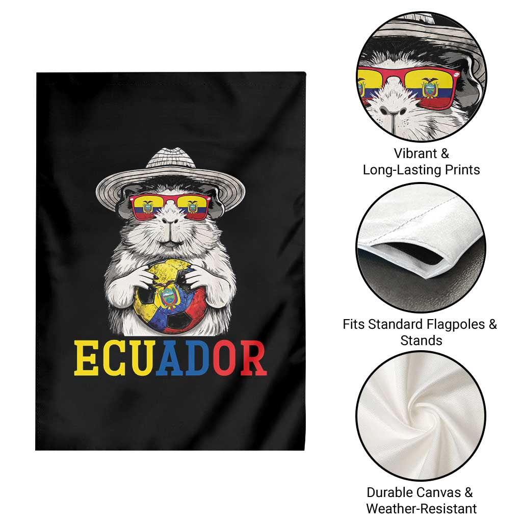 Funny Ecuador Guinea Pig Soccer Fan Garden Flag Cavy Lover Gift TS12 Print Your Wear
