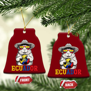 Funny Ecuador Guinea Pig Soccer Fan Ceramic Ornament Cavy Lover Gift TS12 Print Your Wear