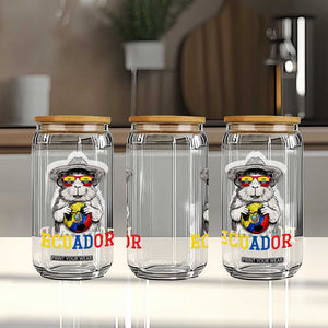 Funny Ecuador Guinea Pig Soccer Fan Glass Can Cavy Lover Gift TS12 Print Your Wear