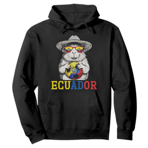 Funny Ecuador Guinea Pig Soccer Fan Hoodie Cavy Lover Gift TS12 Black Print Your Wear