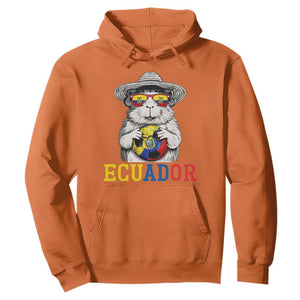 Funny Ecuador Guinea Pig Soccer Fan Hoodie Cavy Lover Gift TS12 Orange Print Your Wear