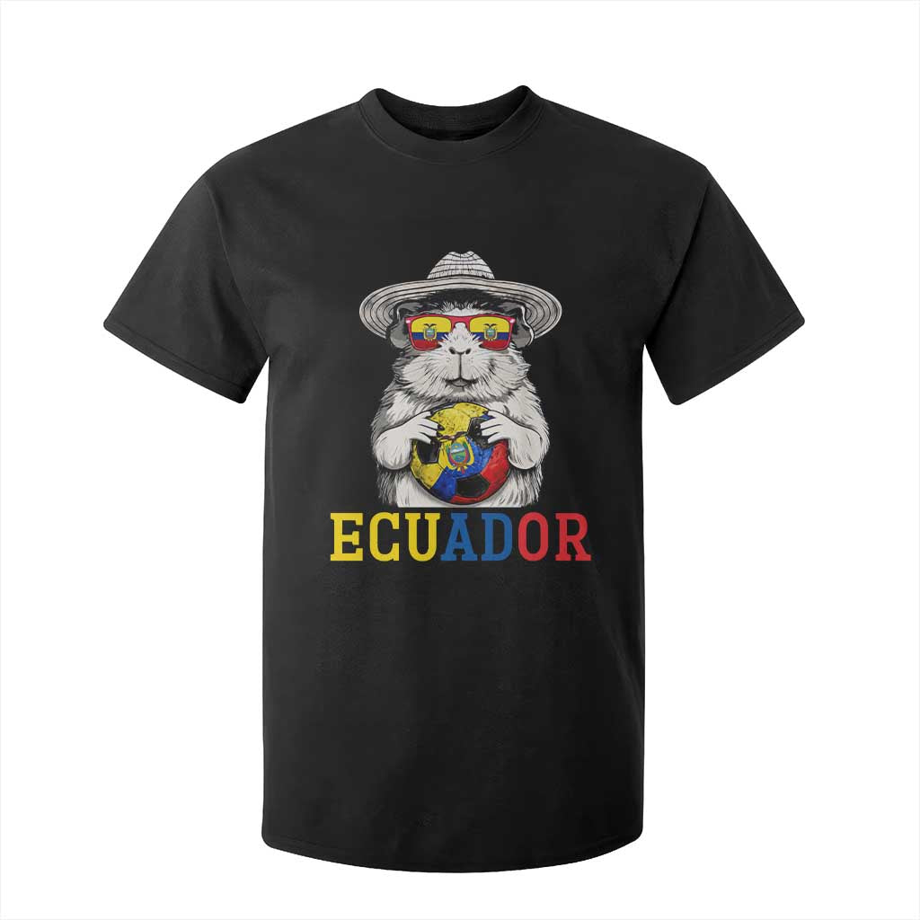 Funny Ecuador Guinea Pig Soccer Fan T Shirt For Kid Cavy Lover Gift TS12 Black Print Your Wear